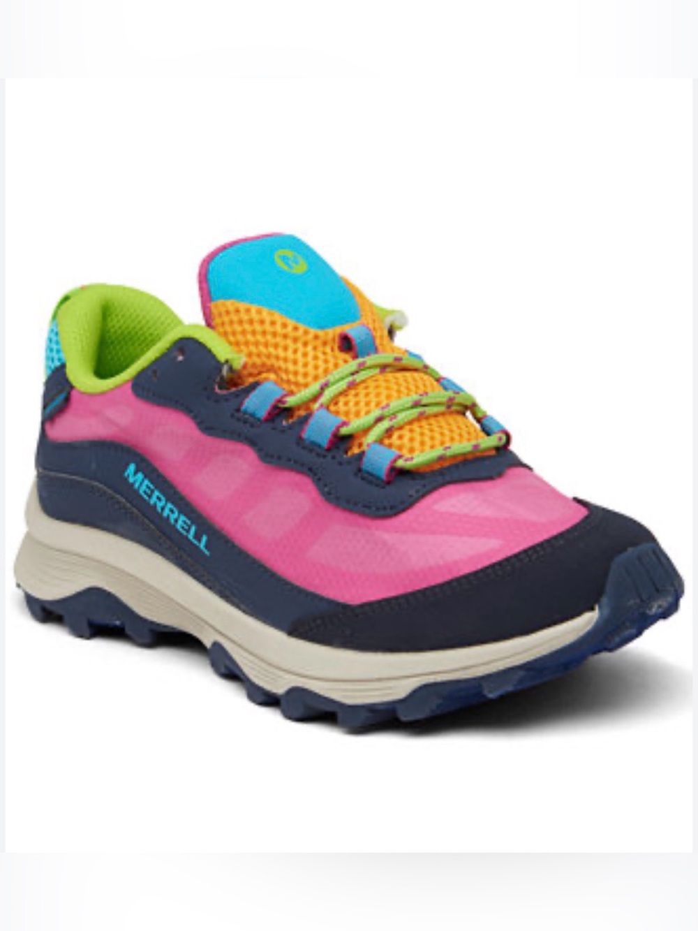 Merrell Kids Pink Multi-Color Trail Sneaker